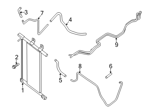 2020 Nissan NV Trans Oil Cooler Diagram