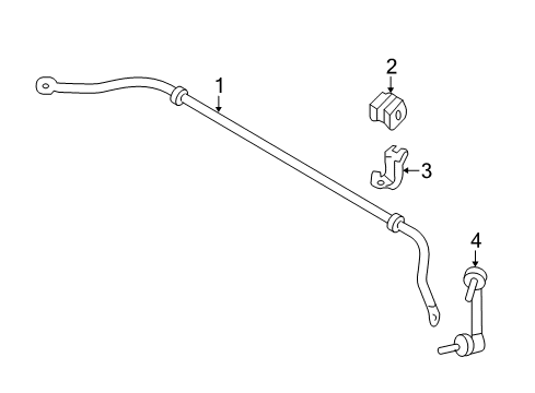 2020 Nissan Pathfinder Rear Suspension, Lower Control Arm, Upper Control Arm, Stabilizer Bar, Suspension Components Diagram 1