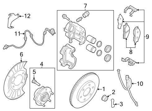 2022 Nissan Frontier Anti-Lock Brakes Diagram 1