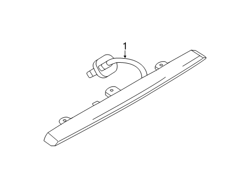 2020 Nissan Rogue High Mount Lamps Diagram