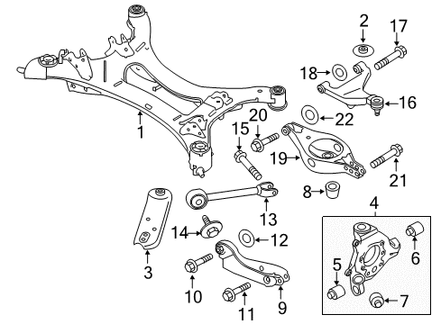 Bolt Diagram for 55479-JA00B