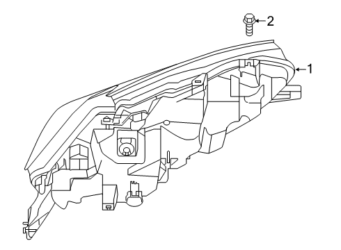 2020 Nissan Maxima Headlamps Diagram