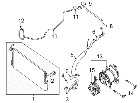 2021 Nissan NV 3500 Switches & Sensors Diagram