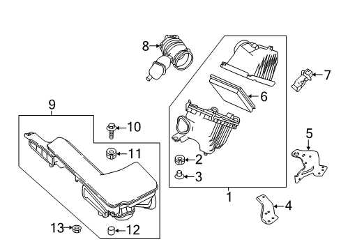 2020 Nissan Pathfinder Air Intake Diagram