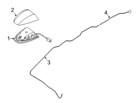 2020 Nissan Rogue Antenna & Radio Diagram