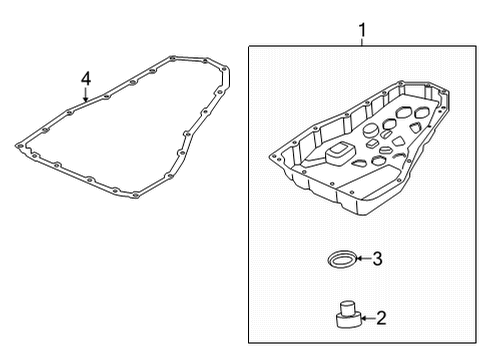 2022 Nissan Rogue CONVERTER ASSY-TORQUE Diagram for 31100-X270A