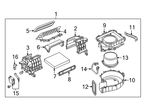 2020 Nissan Armada Blower Motor & Fan Diagram