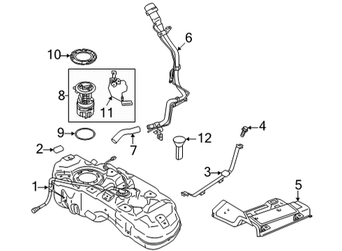 2021 Nissan Rogue Senders Diagram 3