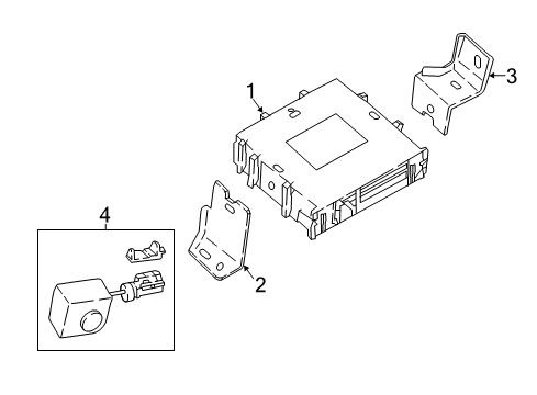 2021 Nissan Leaf Brake Components Diagram 1