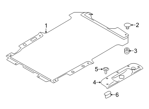 2021 Nissan NV Interior Trim - Rear Body Diagram