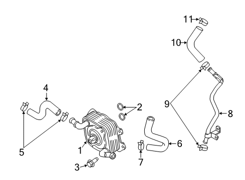 2021 Nissan Titan Oil Cooler Diagram