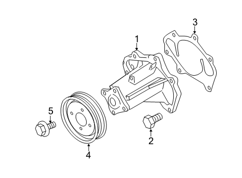 2021 Nissan NV Water Pump Diagram 1