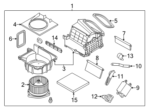 2020 Nissan 370Z Blower Motor & Fan Diagram