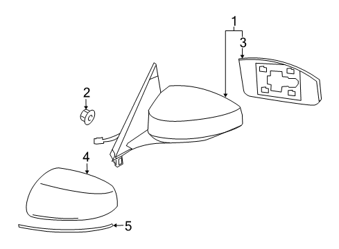 2020 Nissan 370Z Outside Mirrors Diagram