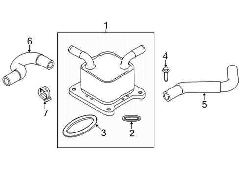 2021 Nissan Altima Oil Cooler Diagram 1