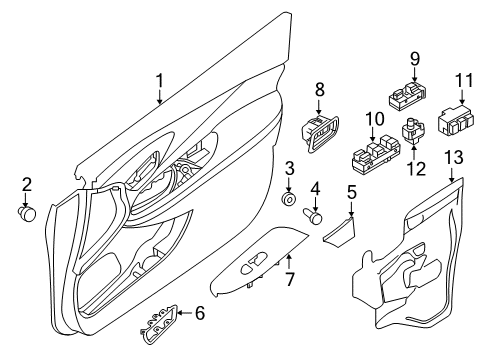 2020 Nissan Murano Power Seats Diagram 1