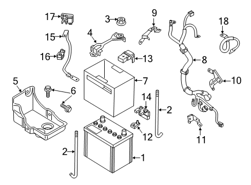 Cover-Battery Diagram for 24431-6JR0A