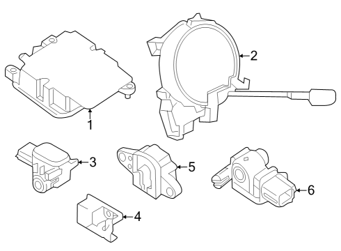 WIRE ASSY-STEERING Diagram for 25554-5HA1D