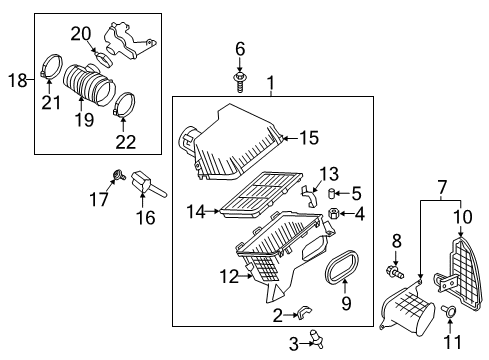 2021 Nissan Titan Air Intake Diagram