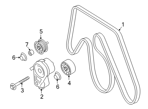 Pulley Assy-Idler Diagram for 11925-4JM0A