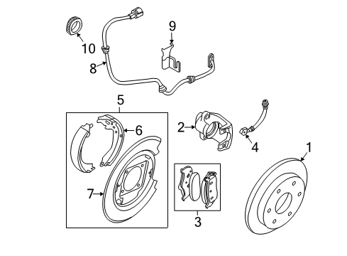 2020 Nissan Frontier Rear Brakes Diagram