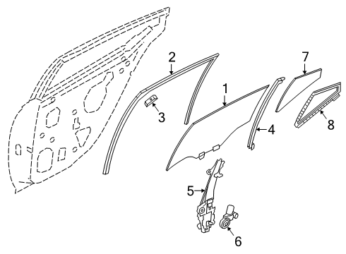 2022 Nissan Altima Rear Door Diagram 2