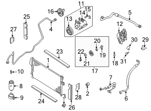 Compressor Wo Cl Diagram for 92610-4S100