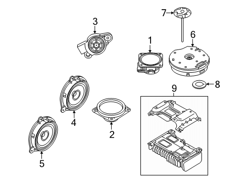 2021 Nissan Murano Sound System Diagram 2