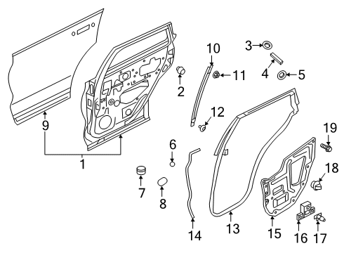 Nut-Cap Diagram for 69143-1MA0A