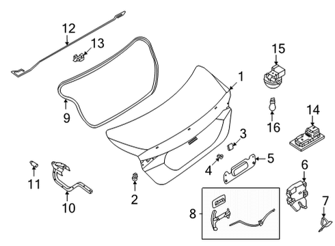 2021 Nissan Sentra Trunk Diagram