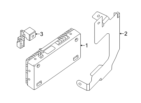 2021 Nissan NV Communication System Components Diagram