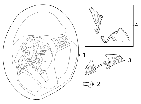 2022 Nissan Altima Steering Column & Wheel, Steering Gear & Linkage Diagram 5