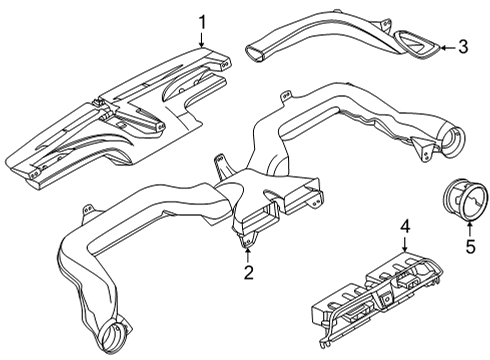 2021 Nissan Versa Ducts Diagram