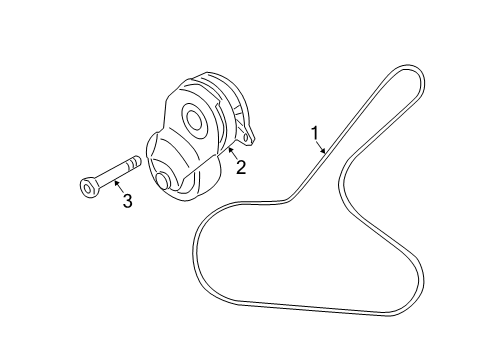 2021 Nissan Kicks Belts & Pulleys Diagram