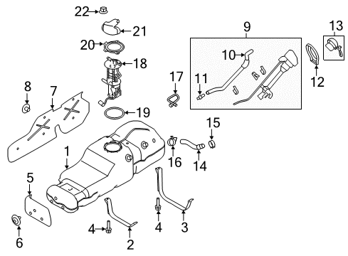 2021 Nissan Titan Fuel Supply Diagram