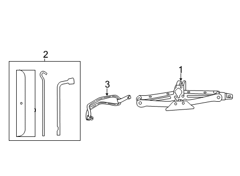 2020 Nissan Rogue Jack & Components Diagram 2