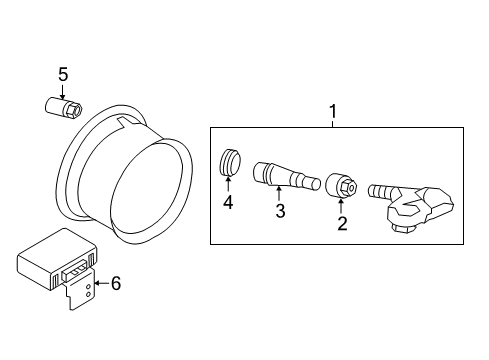 2020 Nissan Armada Tire Pressure Monitoring Diagram