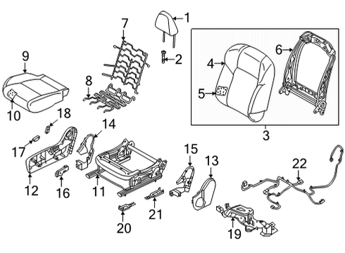 2021 Nissan Rogue Power Seats Diagram 5