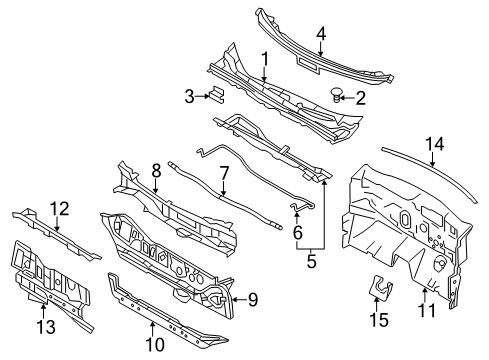 SEAL-HOOD Diagram for 66830-3NF5G