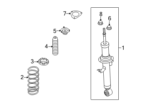 2020 Nissan 370Z Struts & Components - Front Diagram