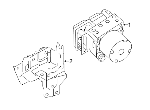 2020 Nissan Rogue Sport Anti-Lock Brakes Diagram 1