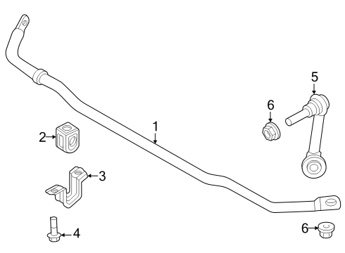 2023 Nissan ARIYA Rear Suspension, Lower Control Arm, Upper Control Arm, Stabilizer Bar, Suspension Components Diagram 2