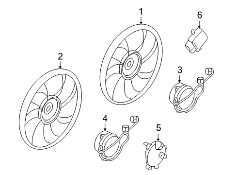 2020 Nissan GT-R Cooling System, Radiator, Water Pump, Cooling Fan Diagram 1