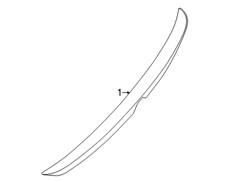 2021 Nissan Sentra Rear Spoiler Diagram