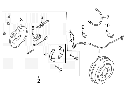 2021 Nissan Sentra Rear Brakes Diagram 2