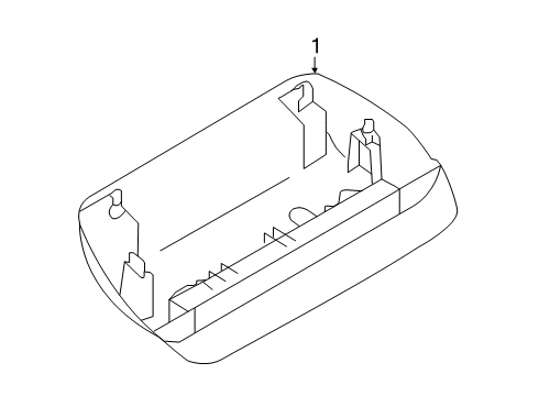 2021 Nissan Kicks High Mount Lamps Diagram