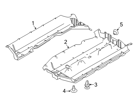 2021 Nissan Murano Exterior Trim - Pillars Diagram