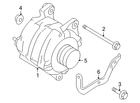 2021 Nissan GT-R Alternator Diagram 2