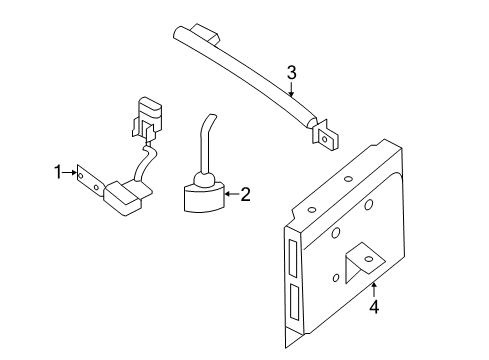 2020 Nissan Pathfinder Electrical Components Diagram 1