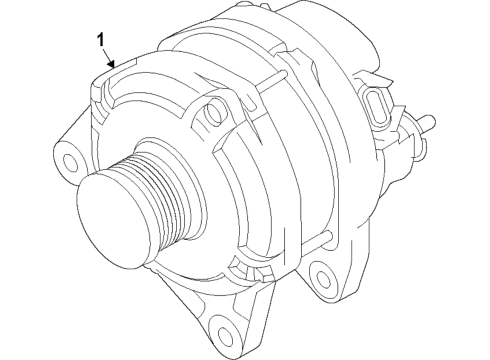 2021 Nissan Kicks Alternator Diagram 1